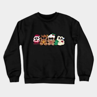 Sweet Cute Christmas Pets Crewneck Sweatshirt